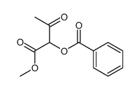 1-methoxy-1,3-dioxobutan-2-yl benzoate结构式