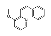 3-methoxy-2-(2-phenylethenyl)pyridine结构式