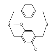 5,8-dimethoxy-2,11-dithia[3.3]paracyclophane结构式