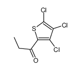 1-(3,4,5-trichlorothiophen-2-yl)propan-1-one结构式