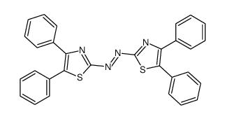 bis(4,5-diphenyl-1,3-thiazol-2-yl)diazene Structure