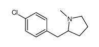 2-[(4-chlorophenyl)methyl]-1-methylpyrrolidine Structure