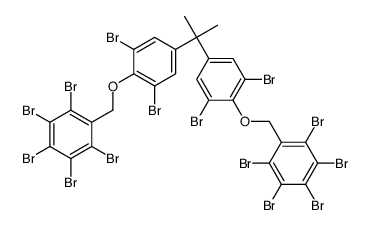 4,4'-(isopropylidene)bis[2,6-dibromo-alpha-(pentabromophenyl)anisole]结构式