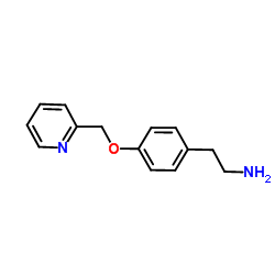 2-[4-(pyridin-2-ylmethoxy)phenyl]ethanamine Structure