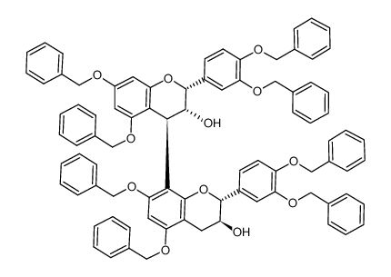 procyanidin B1 octabenzyl ether Structure