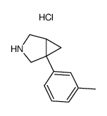 1-(m-tolyl)-3-azabicyclo[3.1.0]hexane hydrochloride结构式