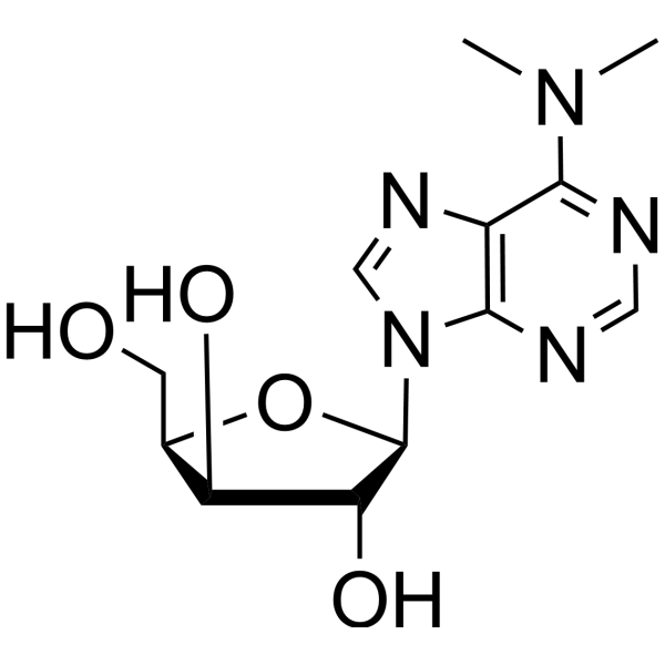 N6,N6-Dimethyl-xylo-adenosine结构式