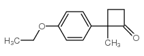 Cyclobutanone, 2-(4-ethoxyphenyl)-2-methyl- (9CI)结构式