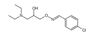 4-Chloro-benzaldehyde O-(3-diethylamino-2-hydroxy-propyl)-oxime Structure