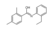 Benzamide, N-(2-ethylphenyl)-2,4-dimethyl- (9CI) Structure