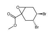 1-Carbomethoxy-1,2-oxido-trans-4,5-dibrom-cyclohexan结构式
