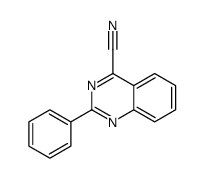 2-phenylquinazoline-4-carbonitrile结构式