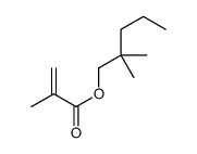 2,2-dimethylpentyl 2-methylprop-2-enoate结构式