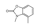 3,4-dimethyl-1,3-benzoxazol-2-one结构式
