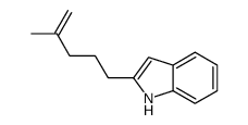 2-(4-methylpent-4-enyl)-1H-indole Structure