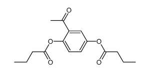 2',5'-dibutanoyloxyacetophenone Structure