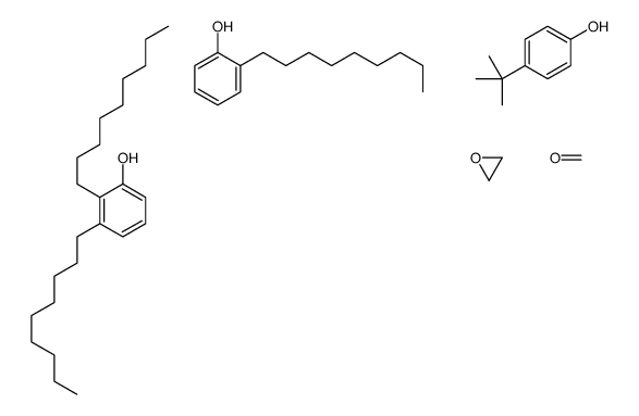 甲醛与4-(1,1-二甲基乙基)苯酚、二壬基酚、壬基酚和环氧乙烷的聚合物结构式