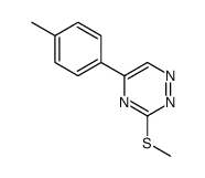 3-Methylthio-5-(p-tolyl)-1,2,4-triazine Structure