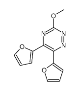 5,6-Bis(2-furyl)-3-methoxy-1,2,4-triazine Structure