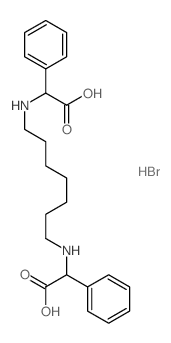 Benzeneacetic acid, a,a'-(1,7-heptanediyldiimino)bis-, dihydrobromide (9CI) Structure