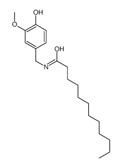 N-[(4-hydroxy-3-methoxyphenyl)methyl]dodecanamide结构式