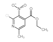 4-Pyridinecarboxylicacid, 2-chloro-6-methyl-3-nitro-, ethyl ester picture