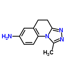 [1,2,4]Triazolo[4,3-a]quinolin-7-amine,4,5-dihydro-1-methyl-(9CI) structure