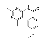 Benzamide, N-(2,6-dimethyl-4-pyrimidinyl)-4-methoxy- (9CI) picture