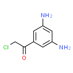 Acetophenone, 3,5-diamino-2-chloro- (5CI) structure