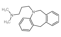 5,6-Dihydro-N-(3-(dimethylamino)propyl)-11H-dibenz(b,e)azepine Structure