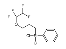 dichloro-phenyl-[3-(1,1,2,2-tetrafluoroethoxy)propyl]silane Structure