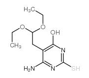 4(1H)-Pyrimidinone,6-amino-5-(2,2-diethoxyethyl)-2,3-dihydro-2-thioxo- structure