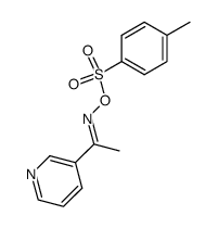 1-pyridin-3-yl-ethanone oxime O-tosylate结构式