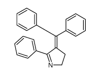 4-benzhydrylidene-5-phenyl-2,3-dihydropyrrole Structure