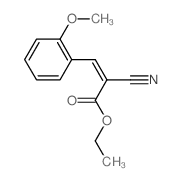ethyl (Z)-2-cyano-3-(2-methoxyphenyl)prop-2-enoate结构式