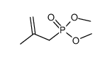 dimethyl (2-methyl-2-propenyl)phosphonate Structure