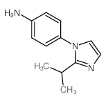 4-(2-Isopropyl-imidazol-1-yl)-phenylamine结构式