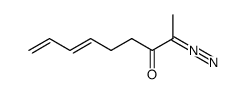 2-diazo-6,8-nonadien-3-one结构式