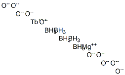 pentaboron magnesium terbium(3+) decaoxide结构式