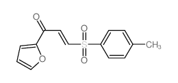 1-(2-furyl)-3-(4-methylphenyl)sulfonyl-prop-2-en-1-one Structure