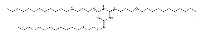 2-N,4-N,6-N-tris(3-dodecoxypropyl)-1,3,5-triazine-2,4,6-triamine Structure