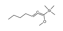 1-methoxy-1-trimethylsilyl-1,2-heptadiene结构式