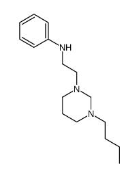 N-(2-(3-butyltetrahydropyrimidin-1(2H)-yl)ethyl)aniline结构式