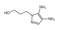 1H-Pyrazole-1-propanol,4,5-diamino- structure