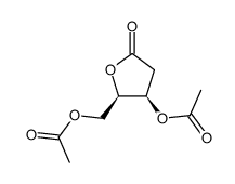 di-O-acetyl-2-deoxy-D-threo-pentono-1,4-lactone结构式