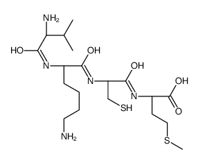 (2S)-2-[[(2R)-2-[[(2S)-6-amino-2-[[(2S)-2-amino-3-methylbutanoyl]amino]hexanoyl]amino]-3-sulfanylpropanoyl]amino]-4-methylsulfanylbutanoic acid结构式