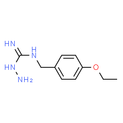 Guanidine, 1-amino-3-(p-ethoxybenzyl)- (8CI) Structure