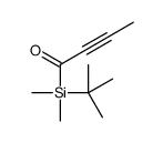 1-[tert-butyl(dimethyl)silyl]but-2-yn-1-one Structure