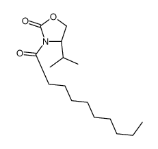 (4S)-3-decanoyl-4-propan-2-yl-1,3-oxazolidin-2-one Structure