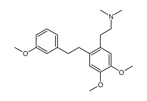 2-[2-(N,N-dimethylamino)ethyl]-3',4,5-trimethoxydihydrostilbene结构式